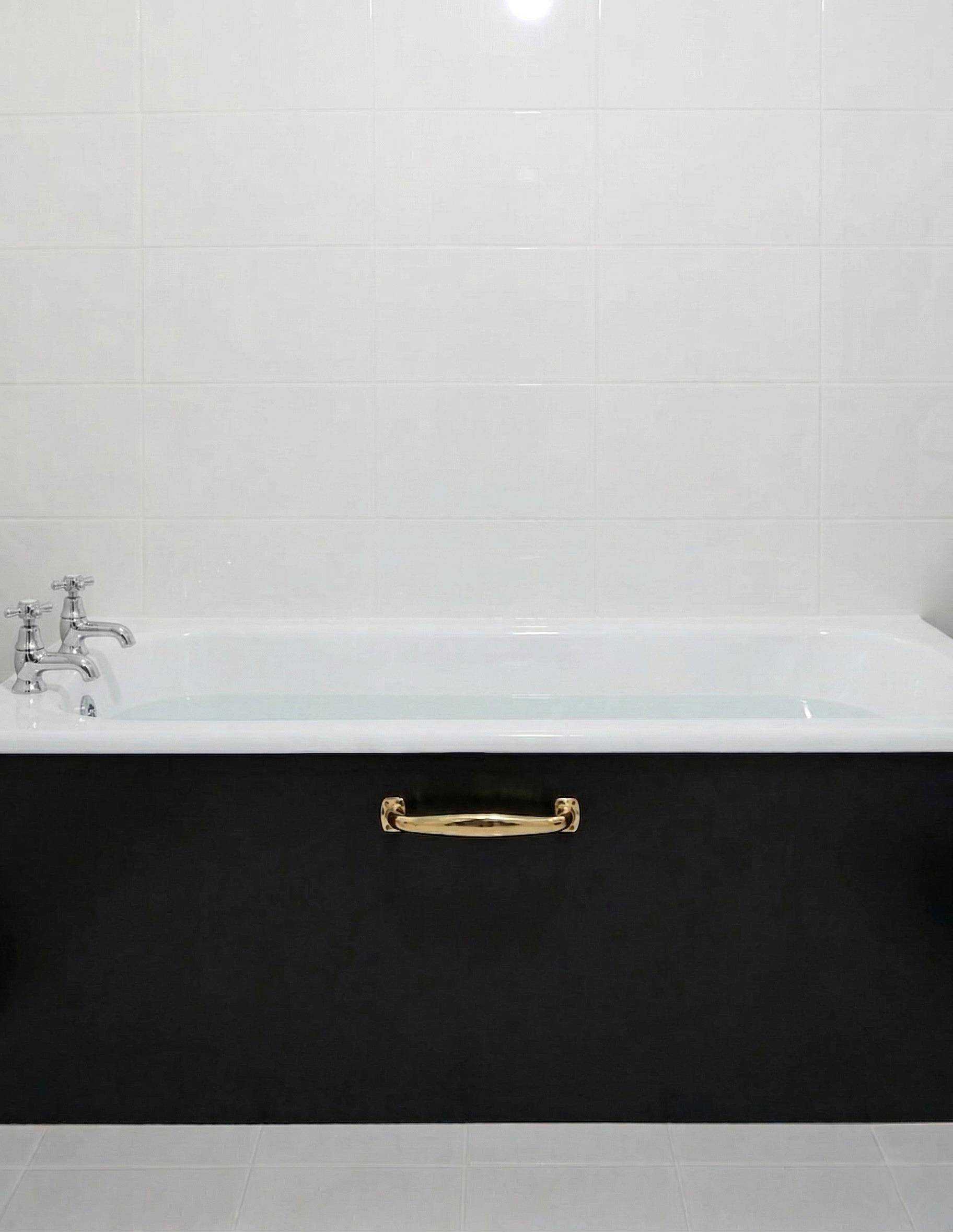 After bathroom resurfacing